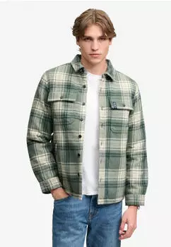 Superdry Wool Miller Overshirt (M4011191A) green check