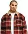 Quiksilver Dna Sherpa Harrington Bomber Jacket (EQYJK04201-RRE3) surf sherpa oxblood