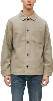 s.Oliver Outdoor-Jacke Wolloptik Umlegekragen (2180784) beige