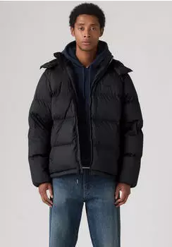 Levi's Rockwell Hooded Puffer (007SP) black