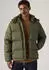 Levi's Rockwell Hooded Puffer (007SP) olive night rip stop