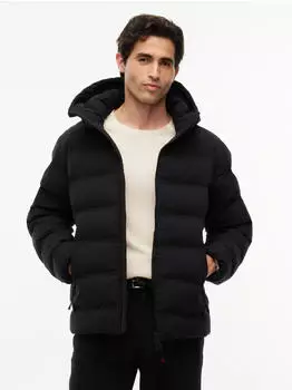 Tommy Hilfiger Performance Tech Padded Hooded Jacket (MW0MW44977) black