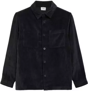 s.Oliver Overshirt aus Cord mit Brusttaschen / schwarz 2181584.9999.