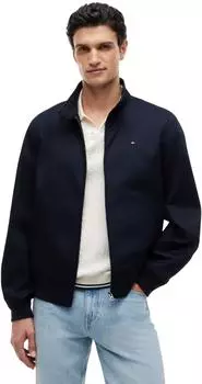 Tommy Hilfiger Twill Harrington Jacket (MW0MW43468) desert sky