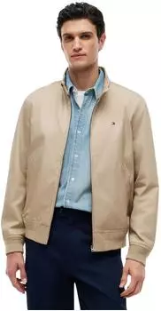 Tommy Hilfiger Twill Harrington Jacket (MW0MW43468) batique khaki