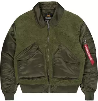 Alpha Industries Cwu-45 Teddy Mod Bomberjacket (268109) dark olive