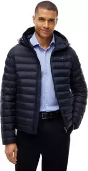 Tommy Hilfiger Hooded Packable Jacket (MW0MW43464) navy blue