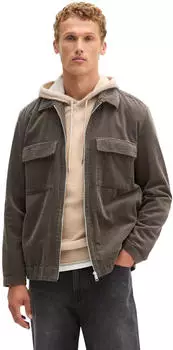 Marc O'Polo Cord-Overshirt regular mit Rei&szlig;verschluss (5000014600) wooden earth