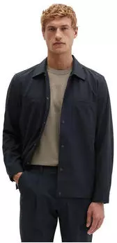 Marc O'Polo Overshirt DFB Travel Collection aus dehnbarem Tech Wool Blend (5000014259) deep night blue