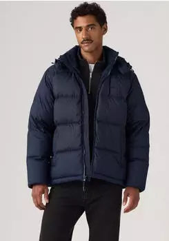 Levi's Rockwell Hooded Puffer (007SP) navy blazer