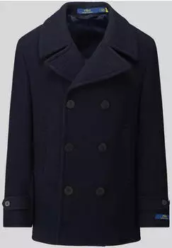 Polo Ralph Lauren Regular Fit Mantel mit Woll-Anteil (715P01491) marine