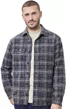 Venti Hemdjacke Kariert (12804916) blau