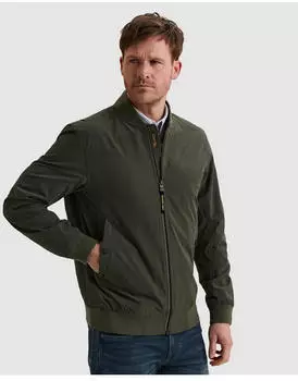 PME Legend Flight Jacket Yettail Outdoorjacke mit Rippb&uuml;ndchen climbing ivy