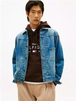 Tommy Hilfiger Trucker mit Taillierung hinten Jeansjacke mario blue (Herren) (MW0MW418781BA)