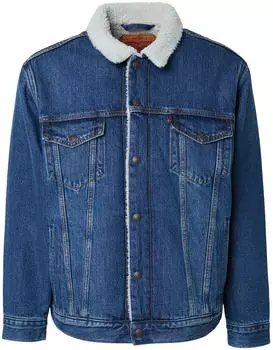 Levi's Relaxed Fit Sherpa Trkr Denim Jacke (A5784) jeansblau