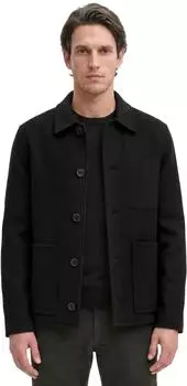 Marc O'Polo Wolljacke regular aus weichem Double Face Wool Blend (5000011514) black