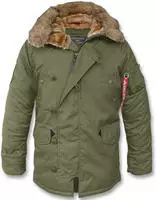 Alpha Industries 193128-257-3XL, Alpha Industries Winterjacke Explorer dunkelgr&uuml;n