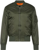 funktionale URBAN CLASSICS Herren Bomber-Jacke &Uuml;bergangs-Jacke 108 g/m2 Khaki - L