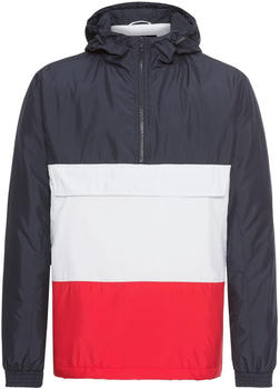 Urban Classics Color Block Pull Over Jacket navy/fire red/white (TB2101)
