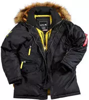 alpha industries N-3B Airborne Winter Jacket Schwarz Herren