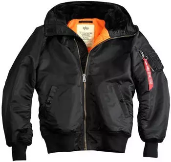 Alpha Industries MA-1 Hooded black (158104-3)