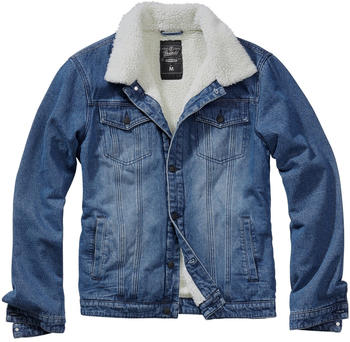 Brandit Sherpa Denim Jacket (3171) denim blue-off white