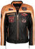 TOP GUN Racing Bikerjacket (TG2019) black/orange/offwhite