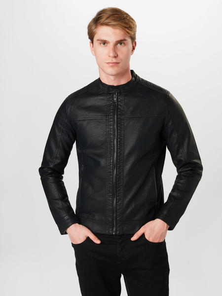 Jack & Jones Classic Faux Leather Jacket (12182461) black/black