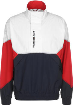 Tommy Hilfiger Lightweight Colour-Blocked Popover Jacket (DM0DM1064) white
