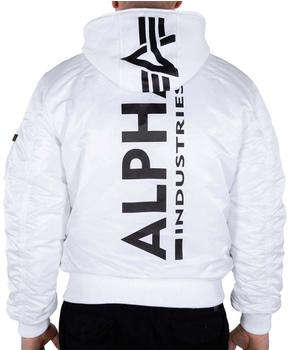 Alpha Industries MA-1 ZH Back Print (128113) white/black print