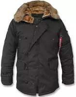 Alpha Industries 193128-003-2XL, Alpha Industries Explorer Jacket Schwarz 2XL...