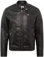 Jack & Jones Lederimitatjacke "JJEROCKY in Kunstlederoptik mit