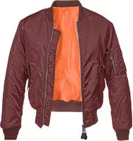 Brandit MA1 Classic Jacke, rot, Gr&ouml;&szlig;e L f&uuml;r M&auml;nner