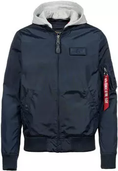 Alpha Industries MA-1 TT Hood rep. blue (196108-07)