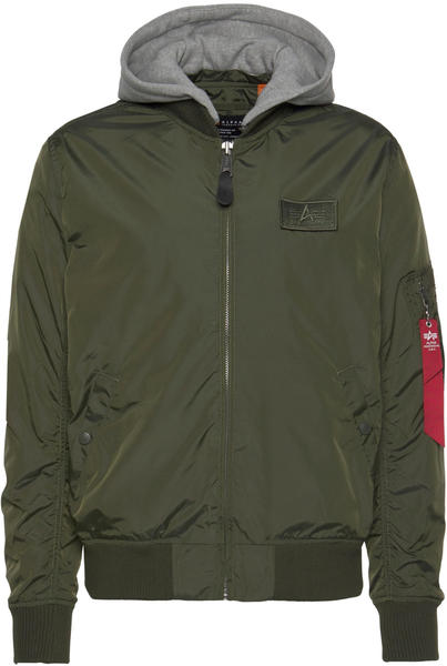 Alpha Industries MA-1 TT Hood green (196108-257)