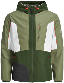 Jack & Jones Jcocarson Light Jacket Hood Ltn (12184713) deep lichen green