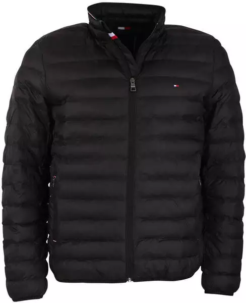 Tommy Hilfiger Herren Jacke Übergangsjacke, Schwarz (Black), 3XL