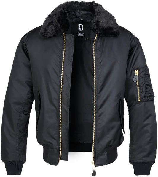 Brandit MA2 Jacket Fur Collar (3175) black