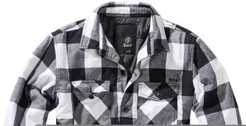 Brandit Lumberjacket (9478) white/black