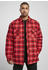 Urban Classics Plaid Quilted Shirt Jacket (TB3829-00869-0037) red/black