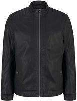 TOM TAILOR Lederimitatjacke mit Stehkragen