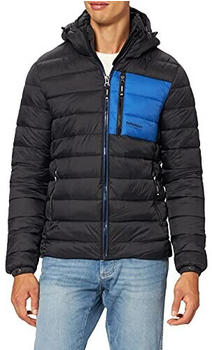 Superdry Classic Fuji Pufer Jacket (M5011201A) black colour block