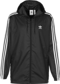Adidas adicolor 3-Stripes Windbreaker Full Zip Jacket black