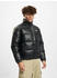 Southpole Imitation Leather Bubble Jacket black