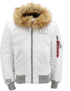 Alpha Industries MA-1 Hooded Cw Jacket (198118-009) white