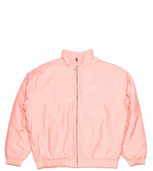 Nike Solo Swoosh Satin Bomber Jacket (DN1266) bleached coral/black/white