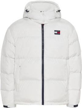 Tommy Hilfiger Removable Hood Alaska Puffer Jacket (DM0DM15445) white