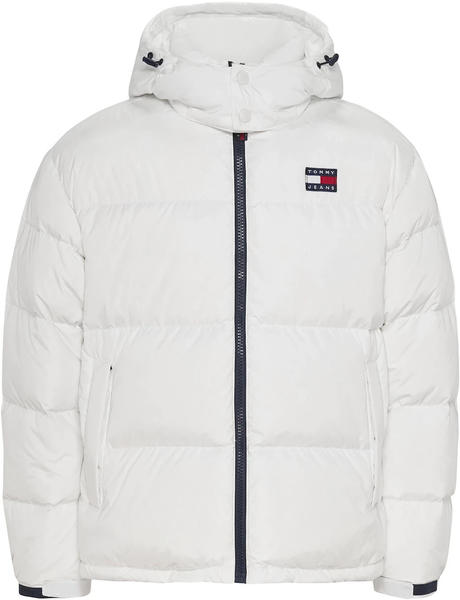 Tommy Hilfiger Removable Hood Alaska Puffer Jacket (DM0DM15445) white