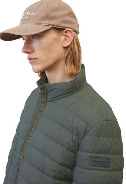 Marc O'Polo Quilted Jacket with a stand-up collar made of recycled fabric (228092670226) olive