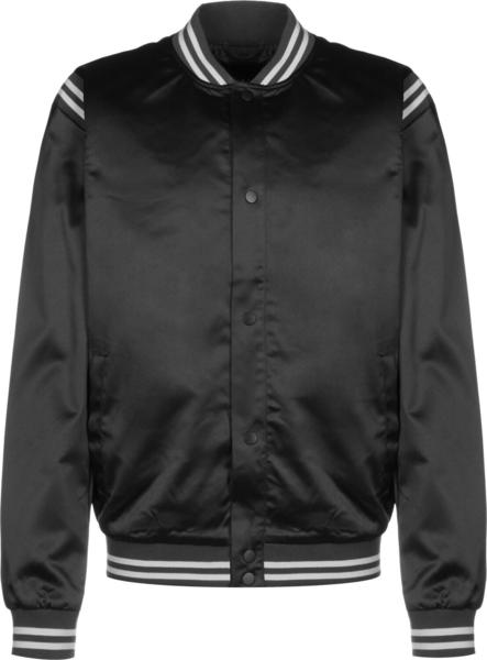 Urban Classics Satin College Jacket (TB4972) black